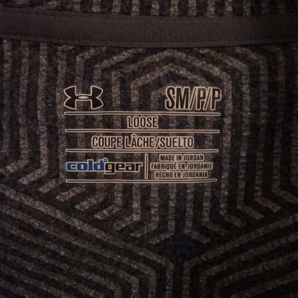 Under Armor navy and gray fleece pullover - Picture 3 of 3